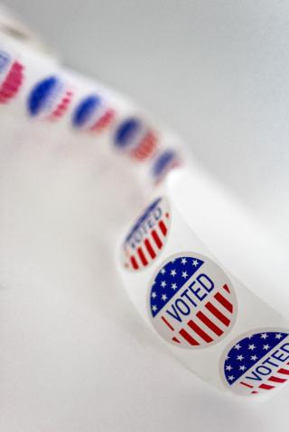 i voted stickers, photo by Elecment5 Digital