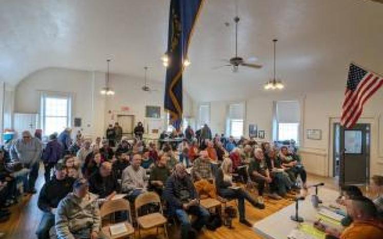 croydon town hall, town meeting