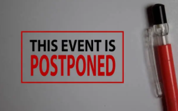 postponed